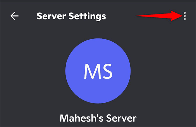 10-discord-mobile-server-options كيفية حذف خادم Discord