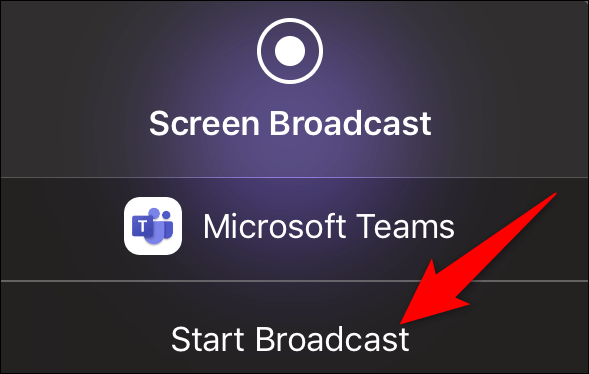 10-start-broadcast-iphone كيفية مشاركة شاشتك في Microsoft Teams