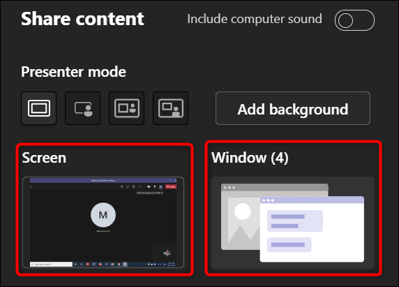 2-screen-window-sharing-teams-desktop كيفية مشاركة شاشتك في Microsoft Teams