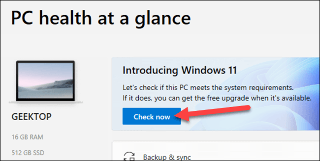 كيفية التحقق مما إذا كان جهاز الكمبيوتر Windows 10 يمكنه تشغيل Windows 11 - %categories