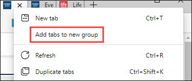 كيفية استخدام مجموعات علامات التبويب في Microsoft Edge - %categories