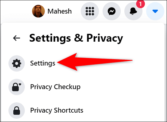 3-facebook-settings كيفية إلغاء حظر شخص ما على Facebook Messenger