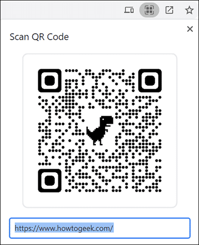 3-qr-code-chrome كيفية إنشاء رمز الاستجابة السريعة لرابط الويب في Google Chrome