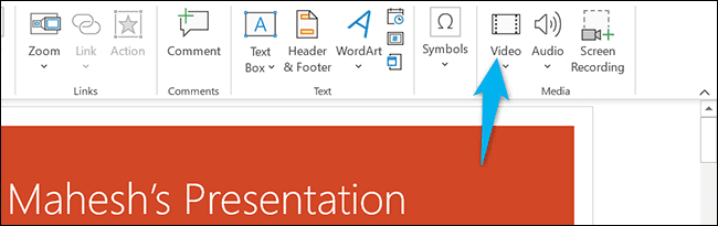 3-video-option كيفية إضافة فيديو إلى عرض تقديمي لـ Microsoft PowerPoint