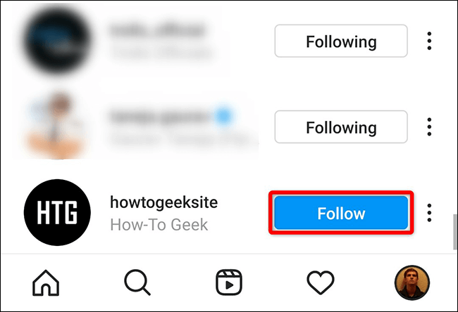4-instagram-app-unfollowed كيفية إلغاء متابعة الأشخاص على Instagram