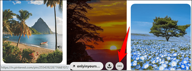 4-pinterest-image-options كيفية تحميل الصور من موقع Pinterest