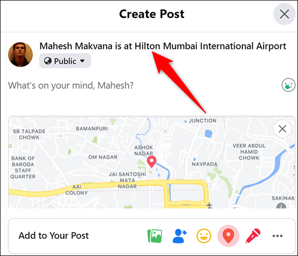 5-facebook-check-in-post كيفية تسجل الوصول في Facebook