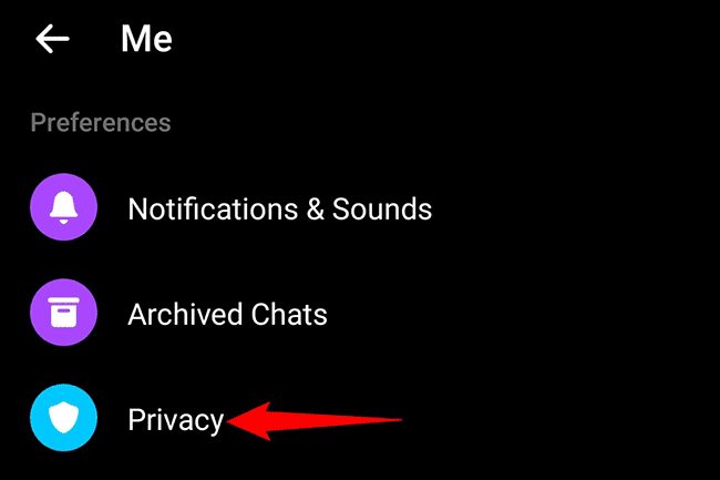 7-messenger-privacy كيفية إلغاء حظر شخص ما على Facebook Messenger