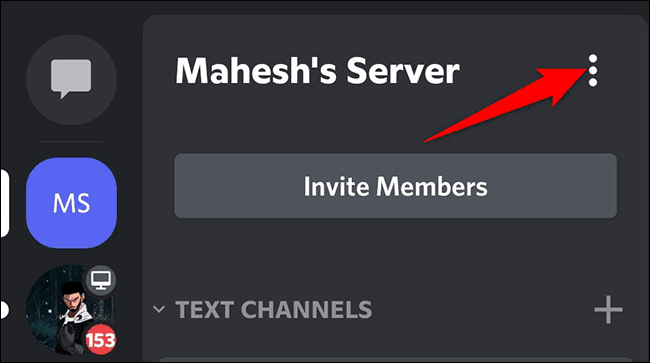 8-discord-mobile-server-menu كيفية حذف خادم Discord