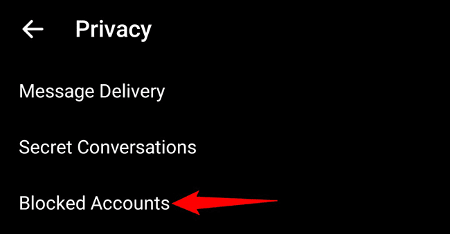 8-messenger-blocked-accounts كيفية إلغاء حظر شخص ما على Facebook Messenger
