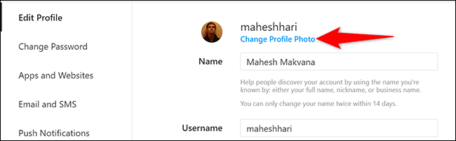 9-instagram-site-change-photo كيفية تغيير صورة ملفك الشخصي على Instagram