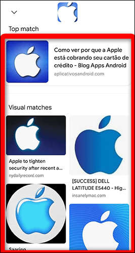 9-lens-results كيفية عكس البحث عن الصور على Android