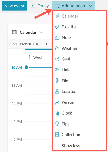 AddToBoard-OutlookBoardView كيفية استخدام طريقة عرض اللوحة في تقويم Microsoft Outlook