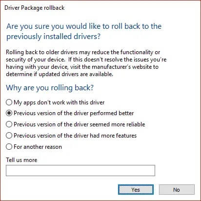 Answer-Why-are-you-rolling-back-and-click-Yes إصلاح جهاز USB غير معروف في Windows 10