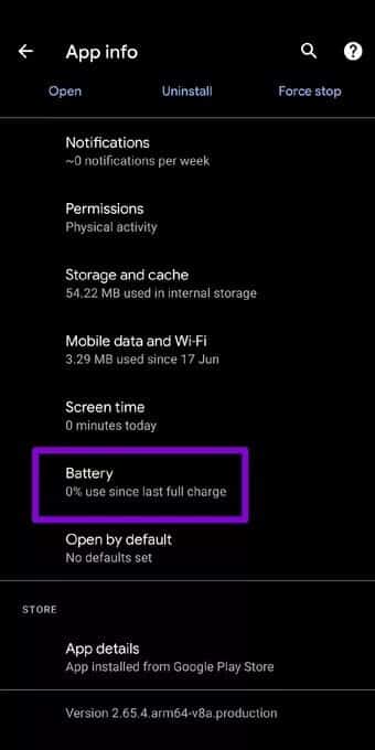 App-Battery-Settings_7c4a12eb7455b3a1ce1ef1cadcf29289 أفضل 8 طرق لإصلاح عدم تحديث الويدجت على Android