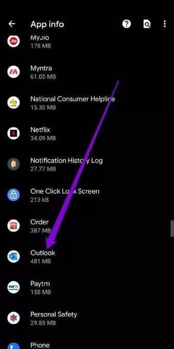 App-list_7c4a12eb7455b3a1ce1ef1cadcf29289 أفضل 8 طرق لإصلاح عدم عمل تطبيق Outlook على Android