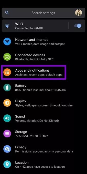 Apps-and-Notifications-Android_2021-10-07-172005_7c4a12eb7455b3a1ce1ef1cadcf29289 أفضل 8 طرق لإصلاح عدم تحديث الويدجت على Android