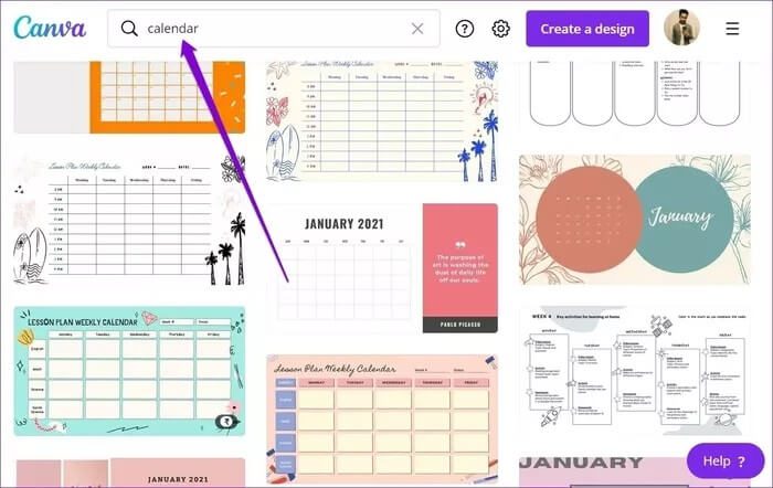 Calendar-Templates_935adec67b324b146ff212ec4c69054f كيفية إنشاء الجداول وتخصيصها في Canva