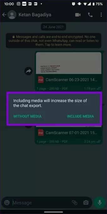 Chat-Export-Preference-Android_7c4a12eb7455b3a1ce1ef1cadcf29289 كيفية نقل دردشات WhatsApp إلى Telegram على Android و iOS