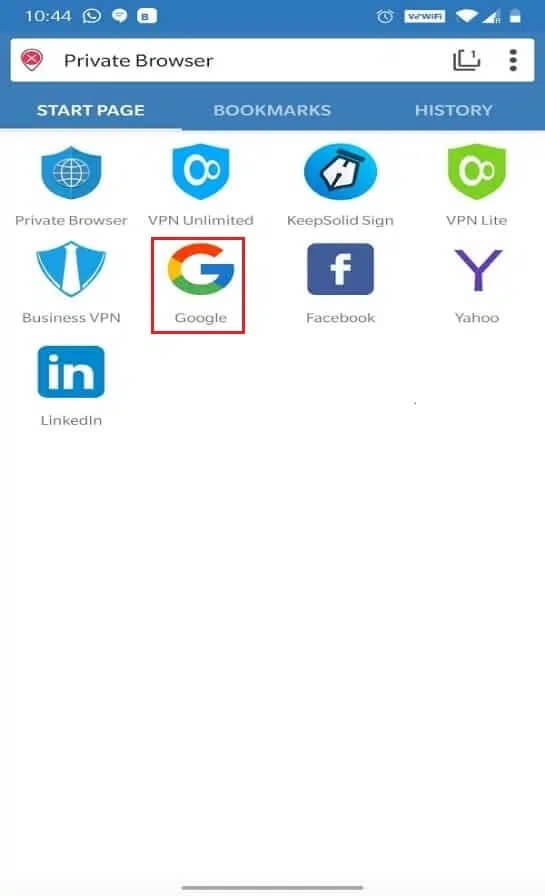 Choose-Google-and-search-for-any-website-you-want-1 كيفية الوصول إلى المواقع المحظورة على Android