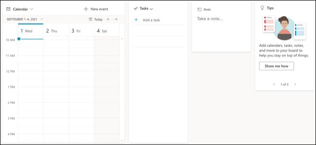 DefaultBoard-OutlookBoardView كيفية استخدام طريقة عرض اللوحة في تقويم Microsoft Outlook