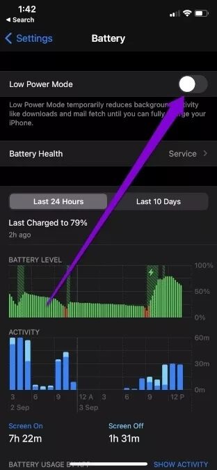 Disable-Low-Power-Mode-iPhone_935adec67b324b146ff212ec4c69054f أفضل 7 طرق لإصلاح إضهار خرائط Google موقعًا خاطئًا على Android و iOS
