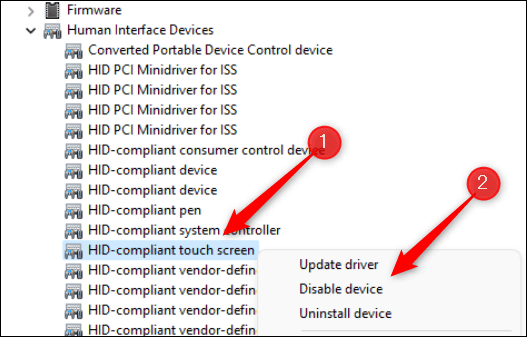 كيفية تعطيل شاشة اللمس في نظام التشغيل Windows 11 - %categories