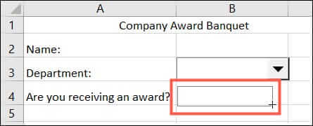 DrawCheckbox-ExcelBasicForm كيفية إنشاء نموذج أساسي في Microsoft Excel
