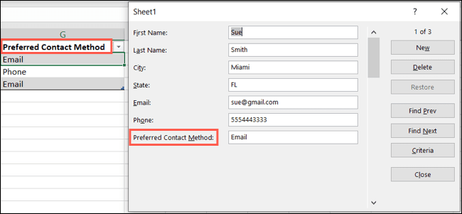 EditForm ExcelDataEntryForm - كيفية إنشاء نموذج إدخال بيانات في Microsoft Excel