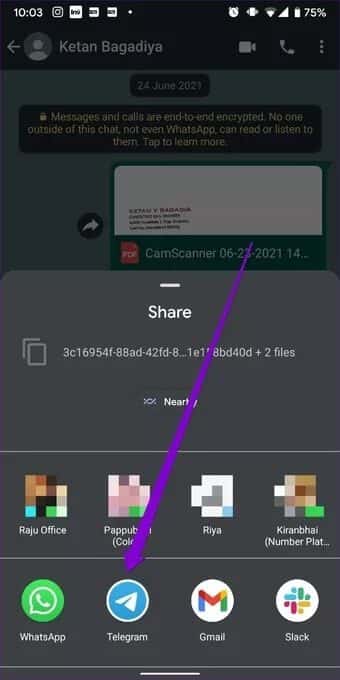 Export-Chat-to-Telegram-Android_7c4a12eb7455b3a1ce1ef1cadcf29289 كيفية نقل دردشات WhatsApp إلى Telegram على Android و iOS