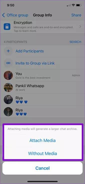 Export-Group-Chat-with-Media_7c4a12eb7455b3a1ce1ef1cadcf29289 كيفية نقل دردشات WhatsApp إلى Telegram على Android و iOS