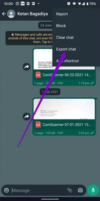 Export-Individual-Chat-from-WhatsApp-Android_7c4a12eb7455b3a1ce1ef1cadcf29289 كيفية نقل دردشات WhatsApp إلى Telegram على Android و iOS