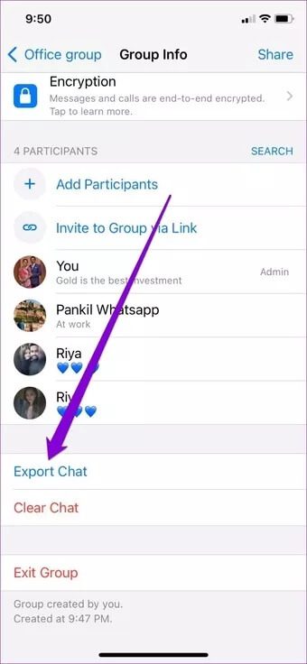 Export-WhatsApp-Group-Chat_7c4a12eb7455b3a1ce1ef1cadcf29289 كيفية نقل دردشات WhatsApp إلى Telegram على Android و iOS