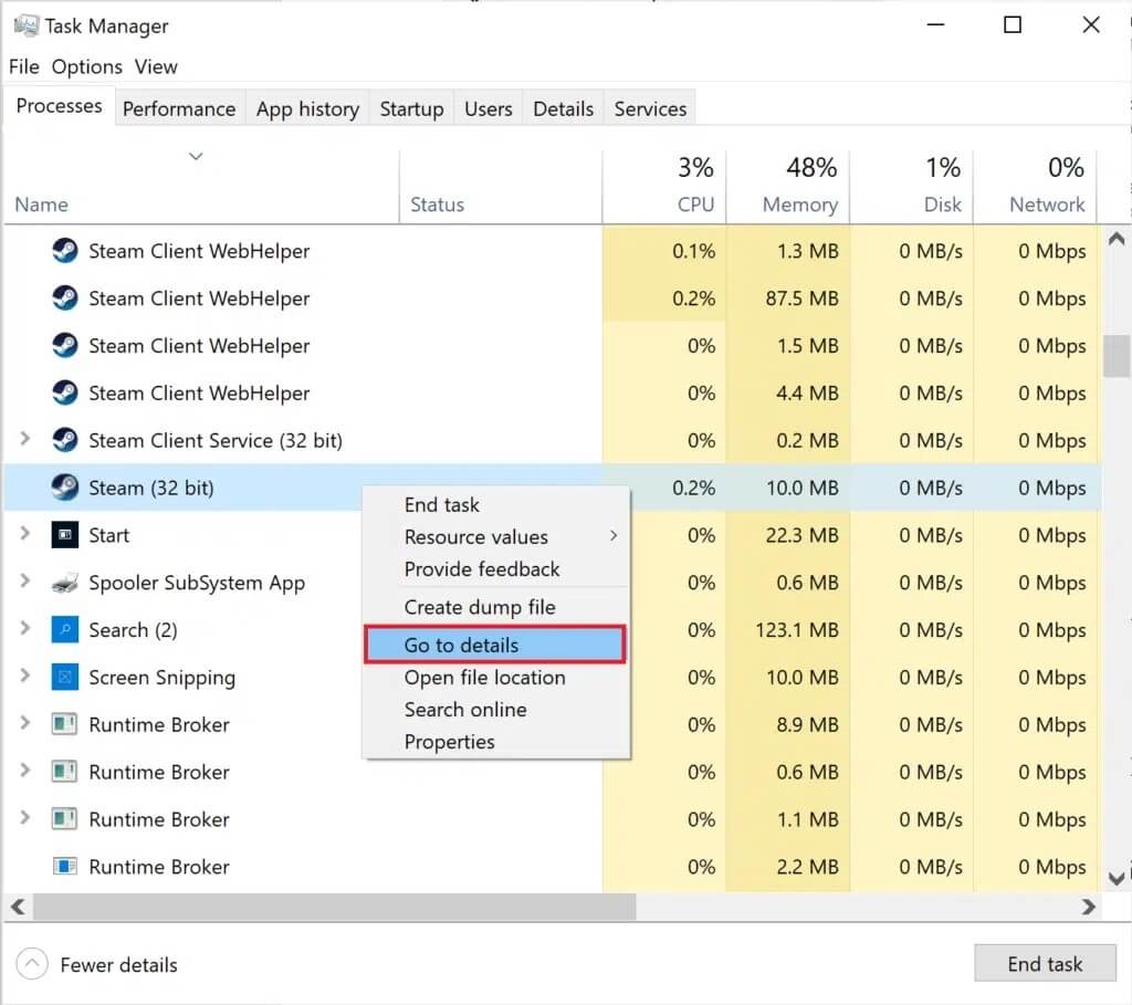 Find-Call-of-Duty-from-the-given-list.-Right-click-on-it-and-select-Go-to-details-1024x909-1 كيفية إصلاح خطأ Dev 6068