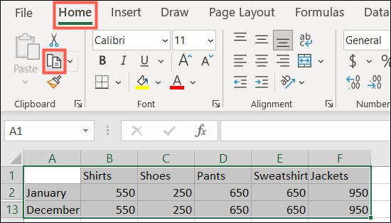 HomeCopy-ExcelCopyVisibleOnly كيفية نسخ ولصق الخلايا المرئية فقط في Microsoft Excel