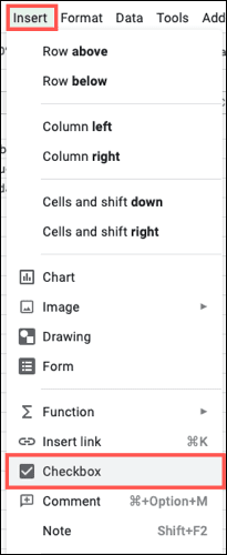 كيفية إضافة مربع اختيار في Google Sheets - %categories