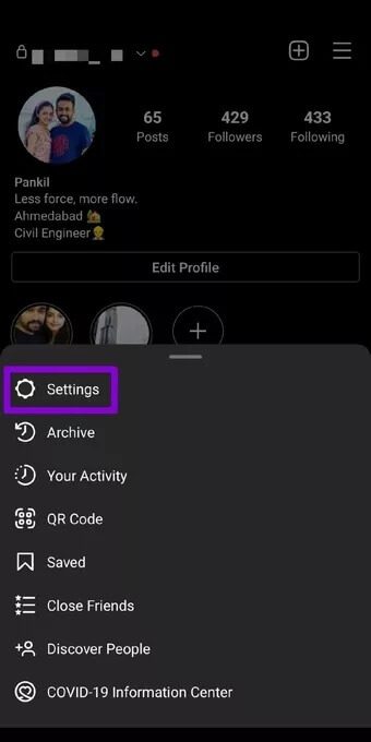 Instagram-Settings_7c4a12eb7455b3a1ce1ef1cadcf29289 كيفية عرض وتنزيل وحذف بيانات Instagram الخاصة بك