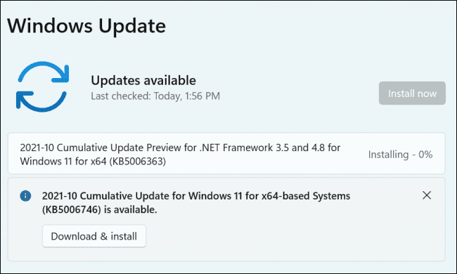 KB5006746-e1634839463255 إصلاح بطئ معالجات AMD على Windows 11