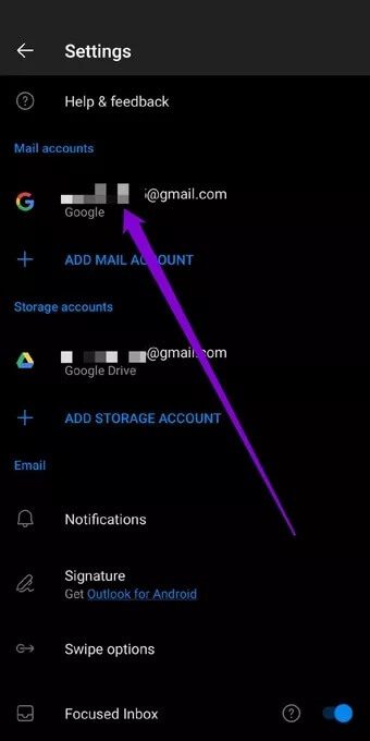Mail-Account-Settings-on-Outlook_7c4a12eb7455b3a1ce1ef1cadcf29289 أفضل 8 طرق لإصلاح عدم عمل تطبيق Outlook على Android