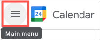 MainMenu-GoogleCalendarNew كيفية إنشاء وتخصيص تقويم Google جديد