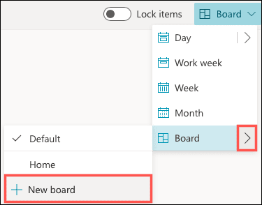 NewBoard-OutlookBoardView كيفية استخدام طريقة عرض اللوحة في تقويم Microsoft Outlook