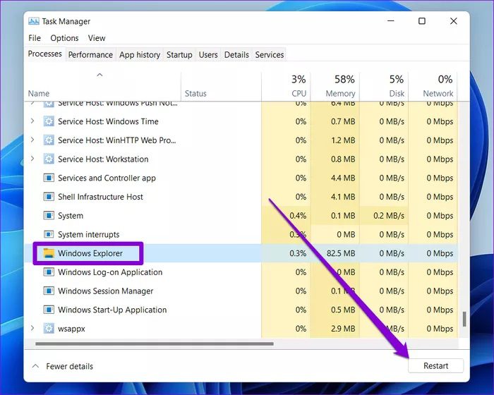 أفضل 7 طرق لإصلاح عدم عمل مستكشف الملفات على Windows 11 - %categories