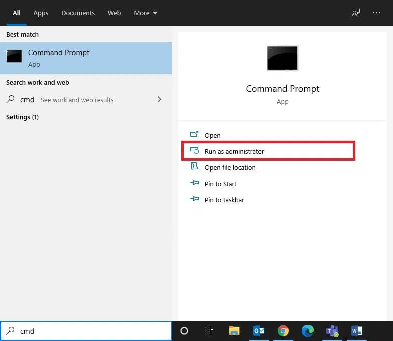 Select-Run-as-administrator-to-open-Command-Prompt-as-administrator-1 5 طرق لإصلاح عميل Steam