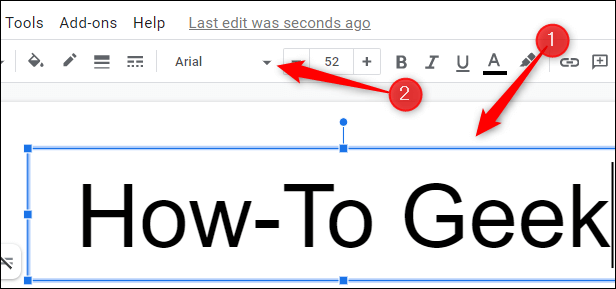 Select-a-text-box-and-then-click-the-down-arrow-next-to-the-font-name. كيفية البحث عن الخطوط وإضافتها وإزالتها في Google Slides