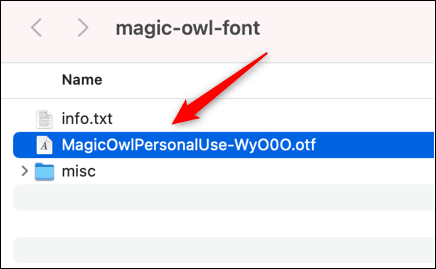 Select-the-font-on-Mac. كيفية إضافة الخطوط في Microsoft Word