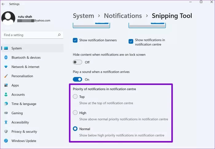 Set-Priority-for-Notifications-on-Windows-11_935adec67b324b146ff212ec4c69054f كيفية إدارة الإشعارات على Windows 11