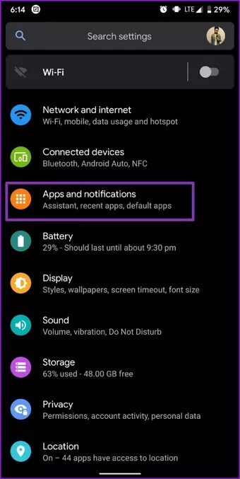 Settings-Menu_7c4a12eb7455b3a1ce1ef1cadcf29289 أفضل 7 طرق لإصلاح إضهار خرائط Google موقعًا خاطئًا على Android و iOS