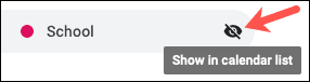 ShowInList-GoogleCalendarNew كيفية إنشاء وتخصيص تقويم Google جديد