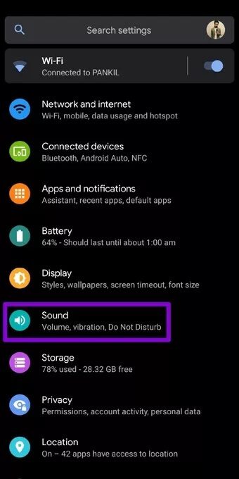 Sound-Settings-on-Android_7c4a12eb7455b3a1ce1ef1cadcf29289 أفضل 4 طرق لإيقاف تشغيل الإشعارات على Android