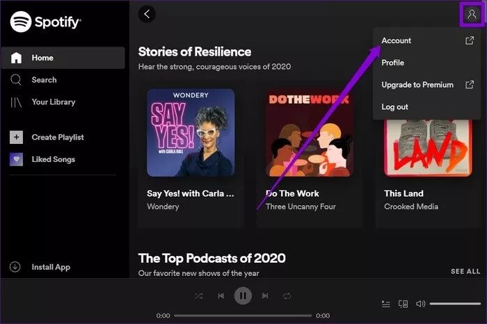Spotify-Account-Settings_935adec67b324b146ff212ec4c69054f أفضل 7 طرق لإصلاح تسجيل الخروج المستمر على Spotify